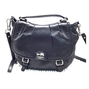 Coach Madison Annabelle black leather Crossbody